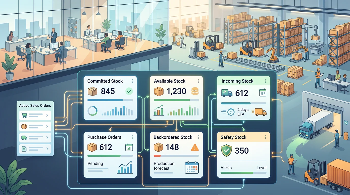 Inventory allocation and reporting workflow