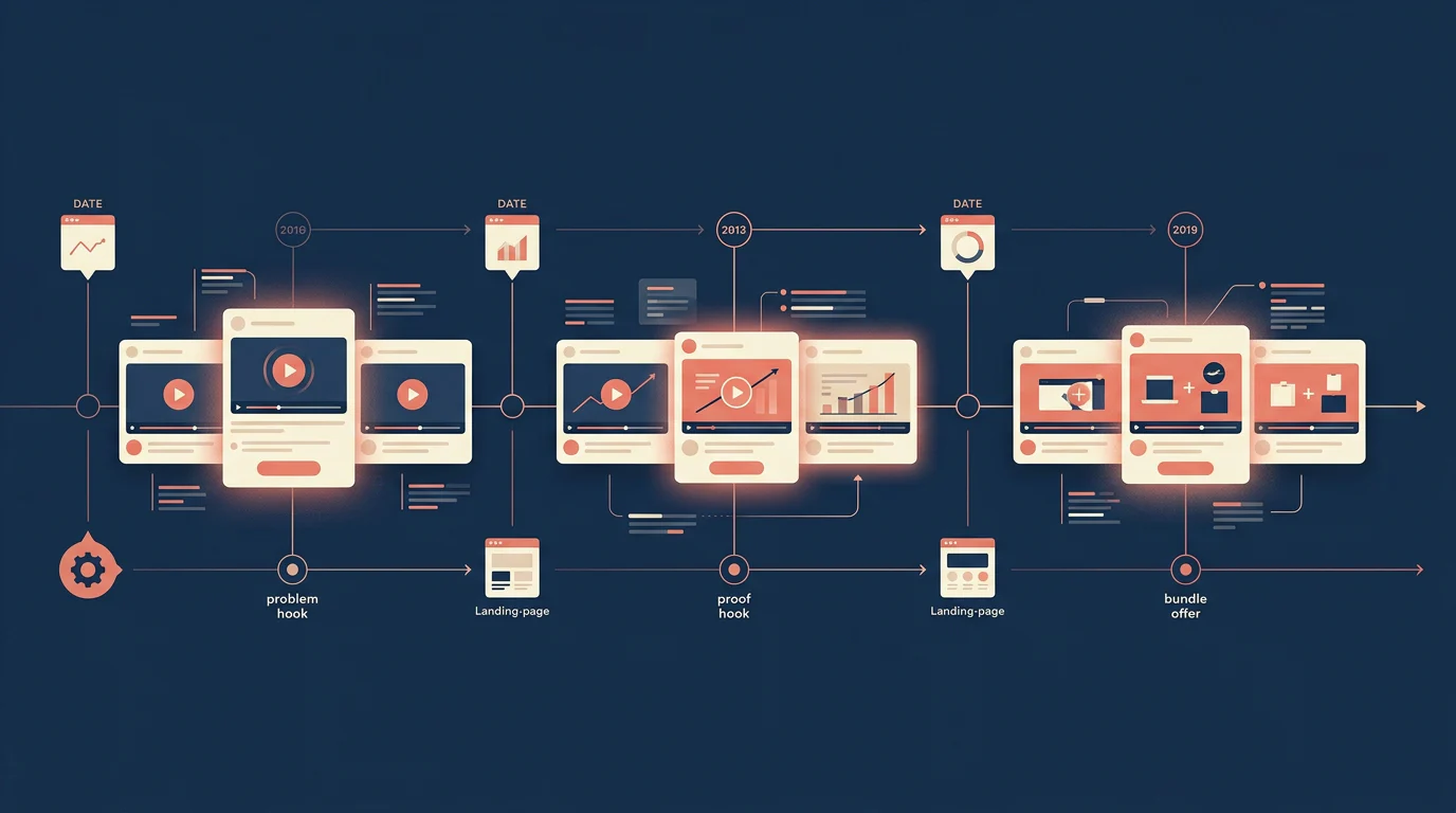 Version history timeline for competitor messaging changes