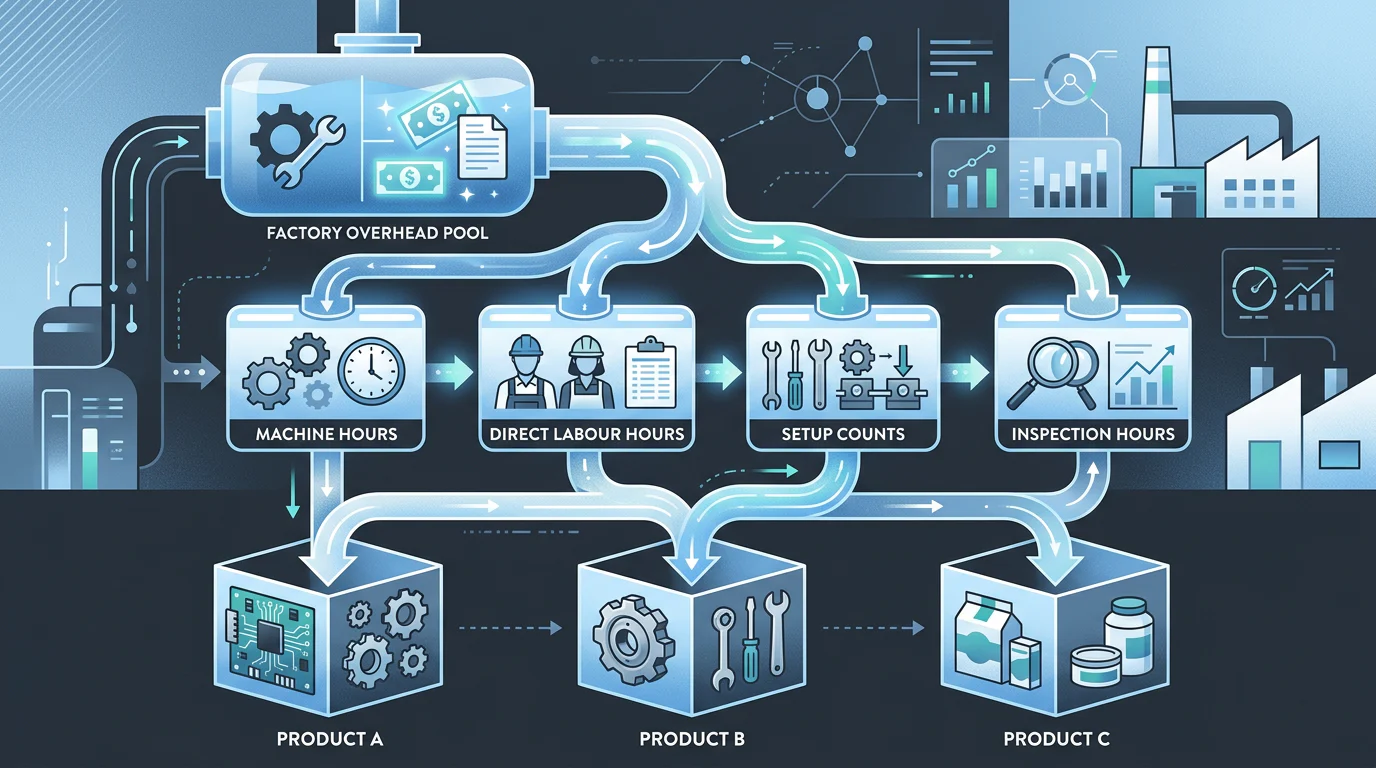 Overhead cost allocation workflow