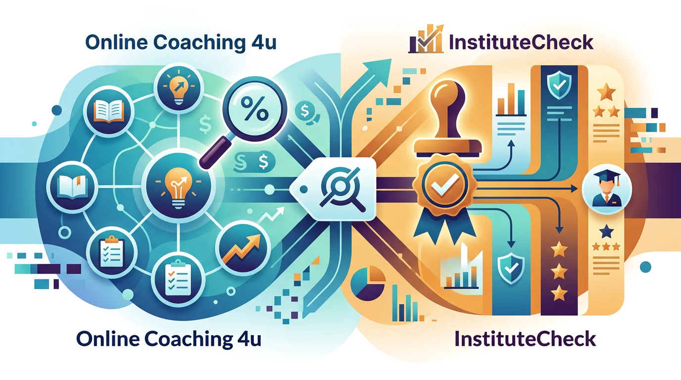 Online Coaching 4u vs InstituteCheck, Read the Label First
