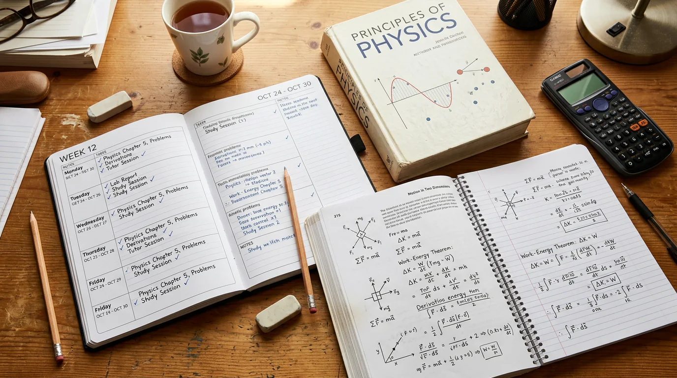 Flexible Maharashtra HSC Physics weekly study routine