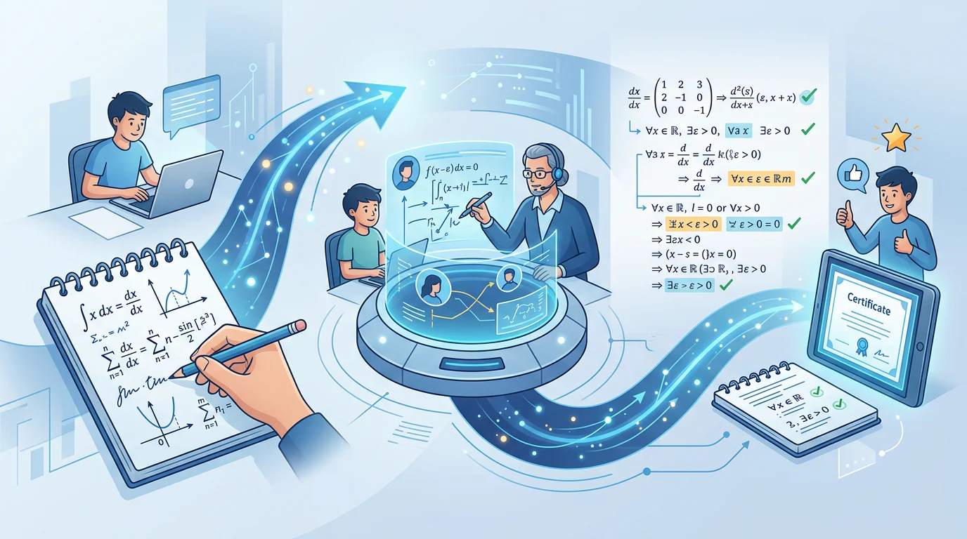 Advanced mathematics doubt escalation workflow