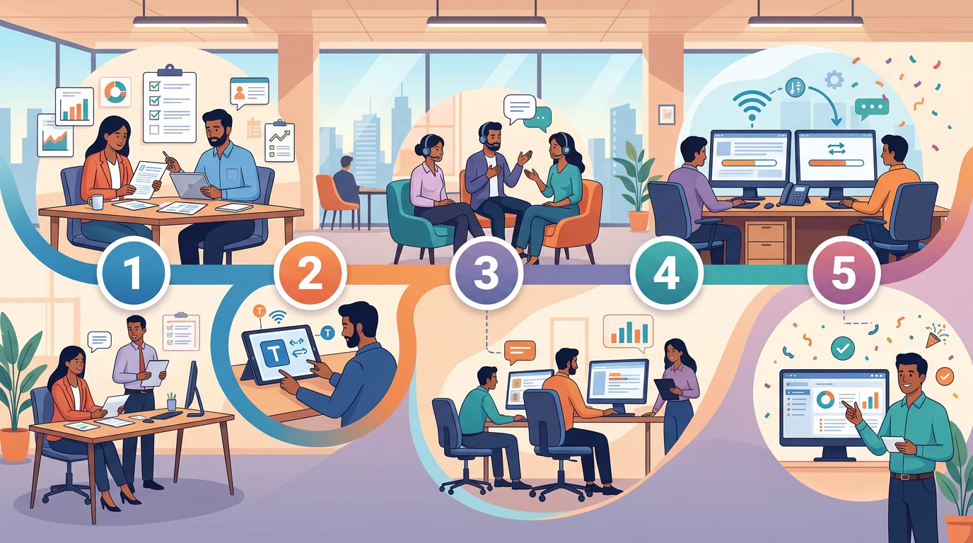 Safe phone-system migration timeline