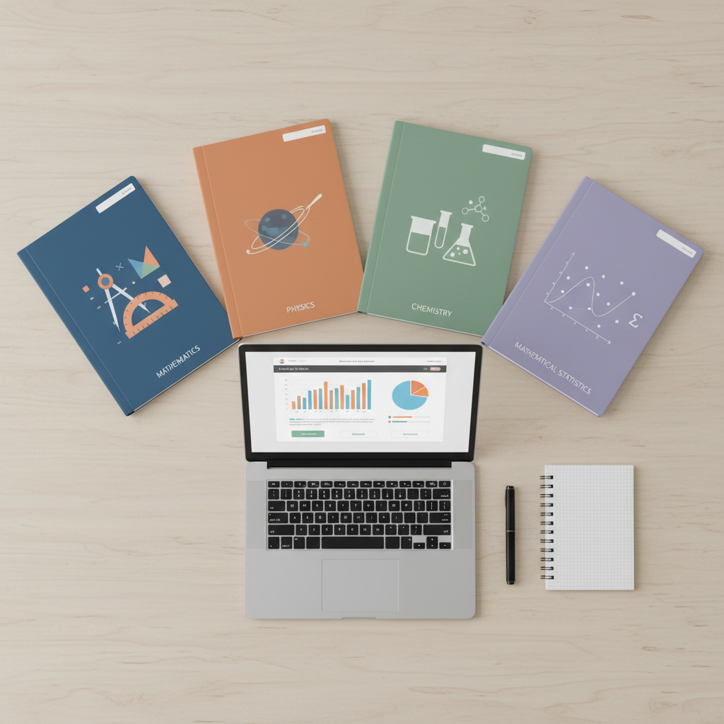 Comparing IIT-JAM study resources by subject