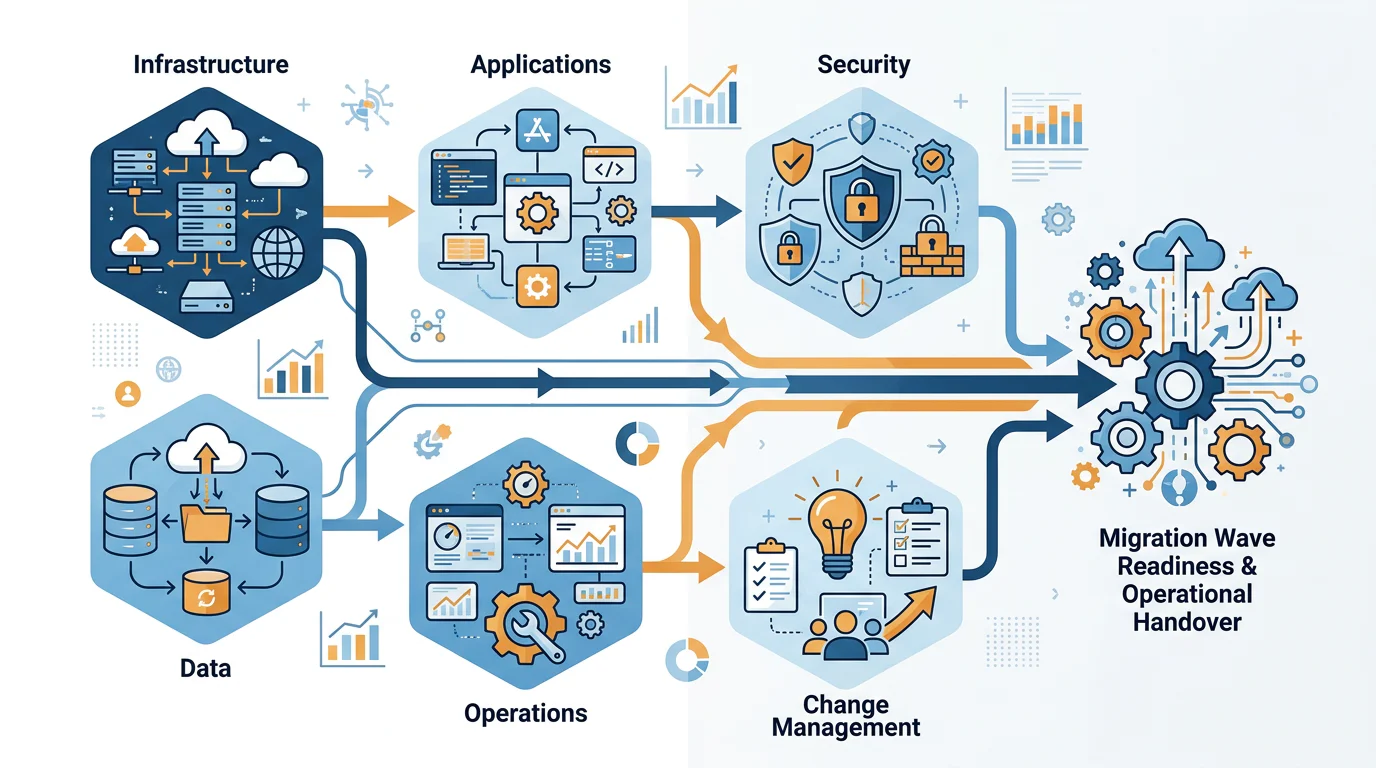 Cloud migration dependency map