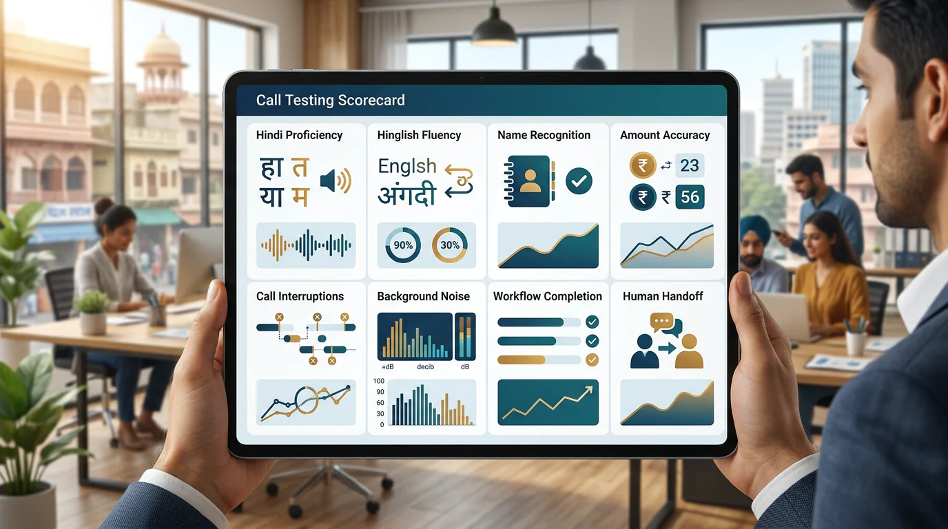 Benchmark scorecard for Indian-language phone calls