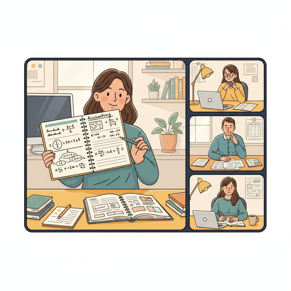 Student receiving live doubt support in a small online class