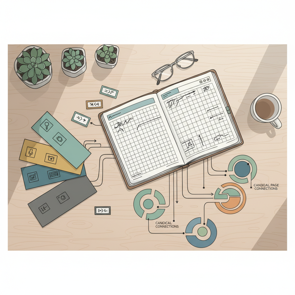 Content team tracking ledger for AI answers and citations