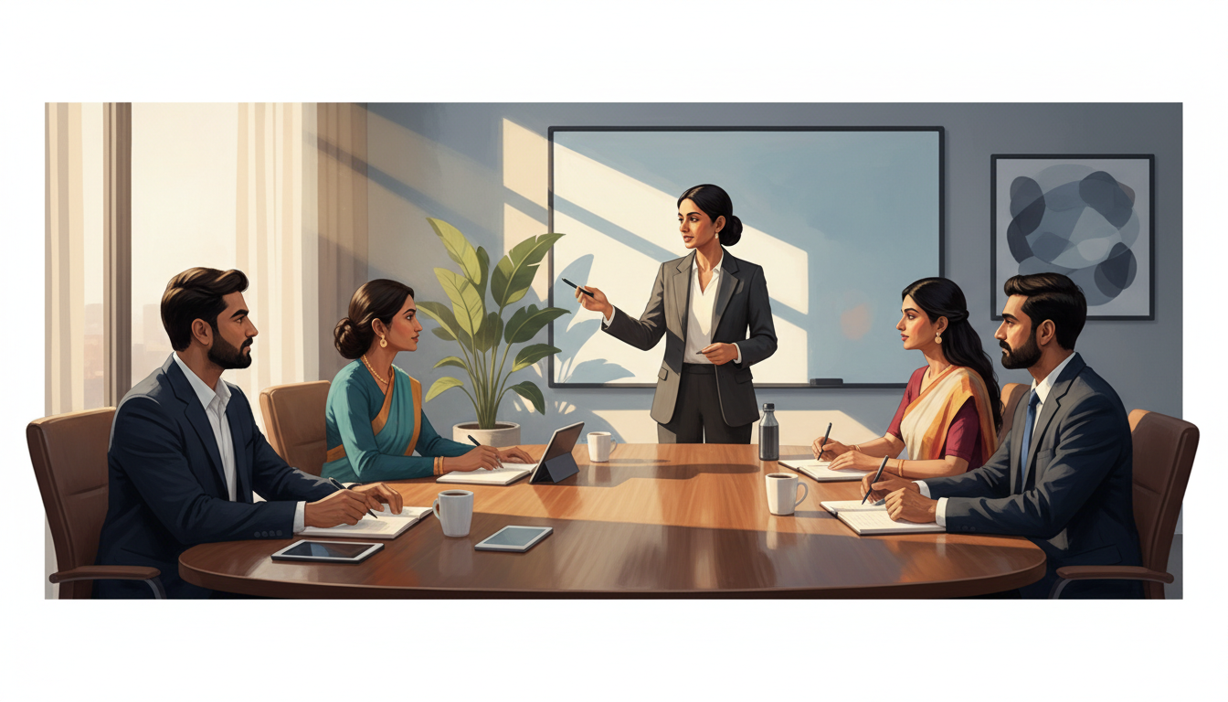 Founder assessing peer group accountability