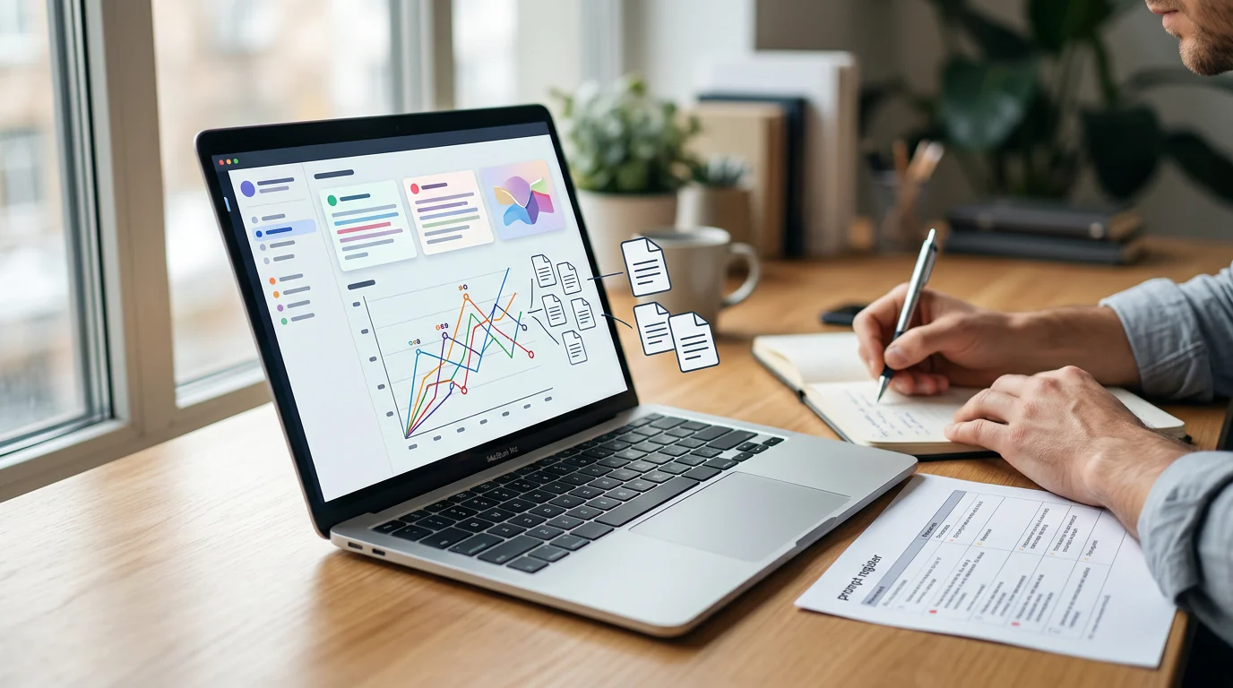 Analyst reviewing citation evidence and trend history