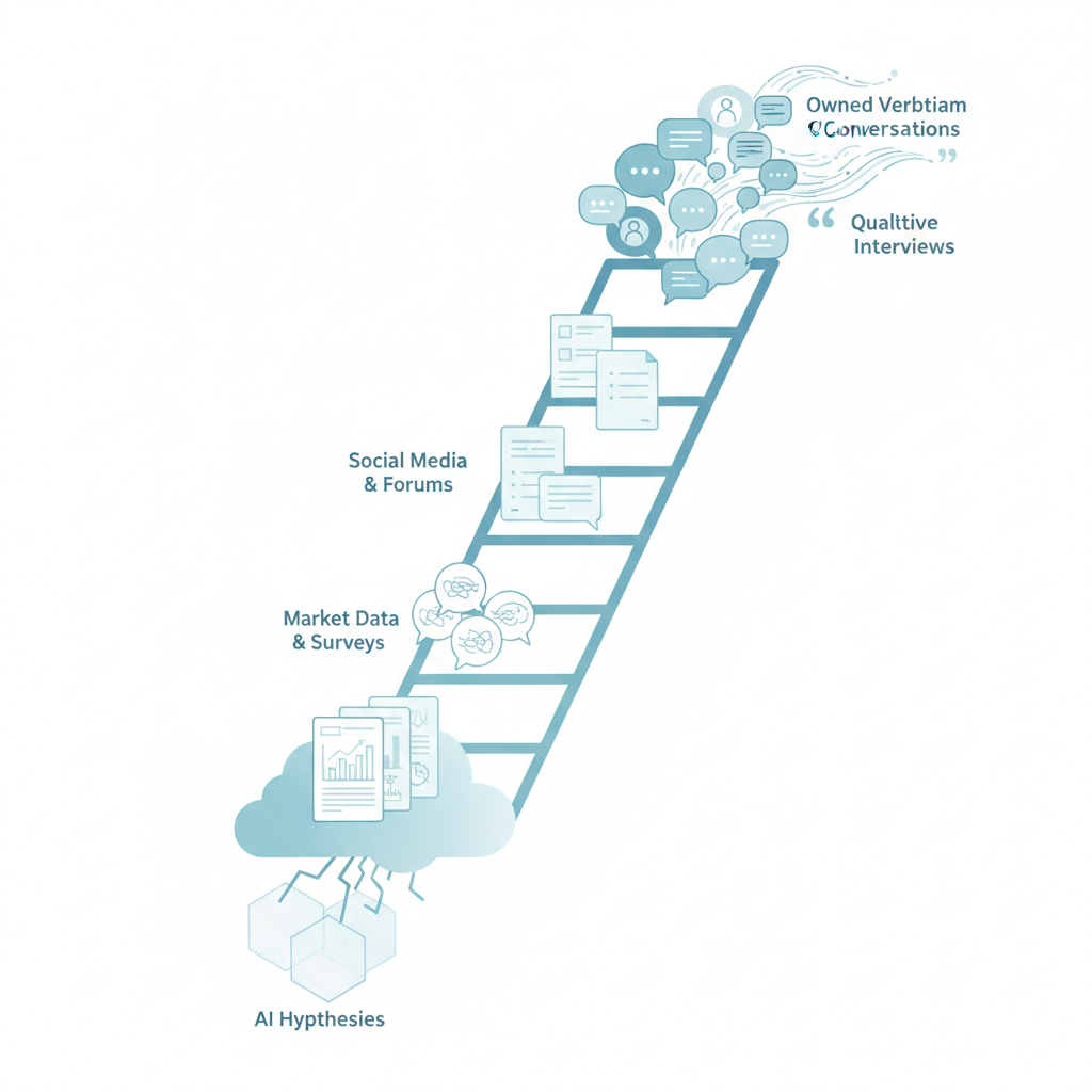 Five-level buyer-prompt evidence hierarchy
