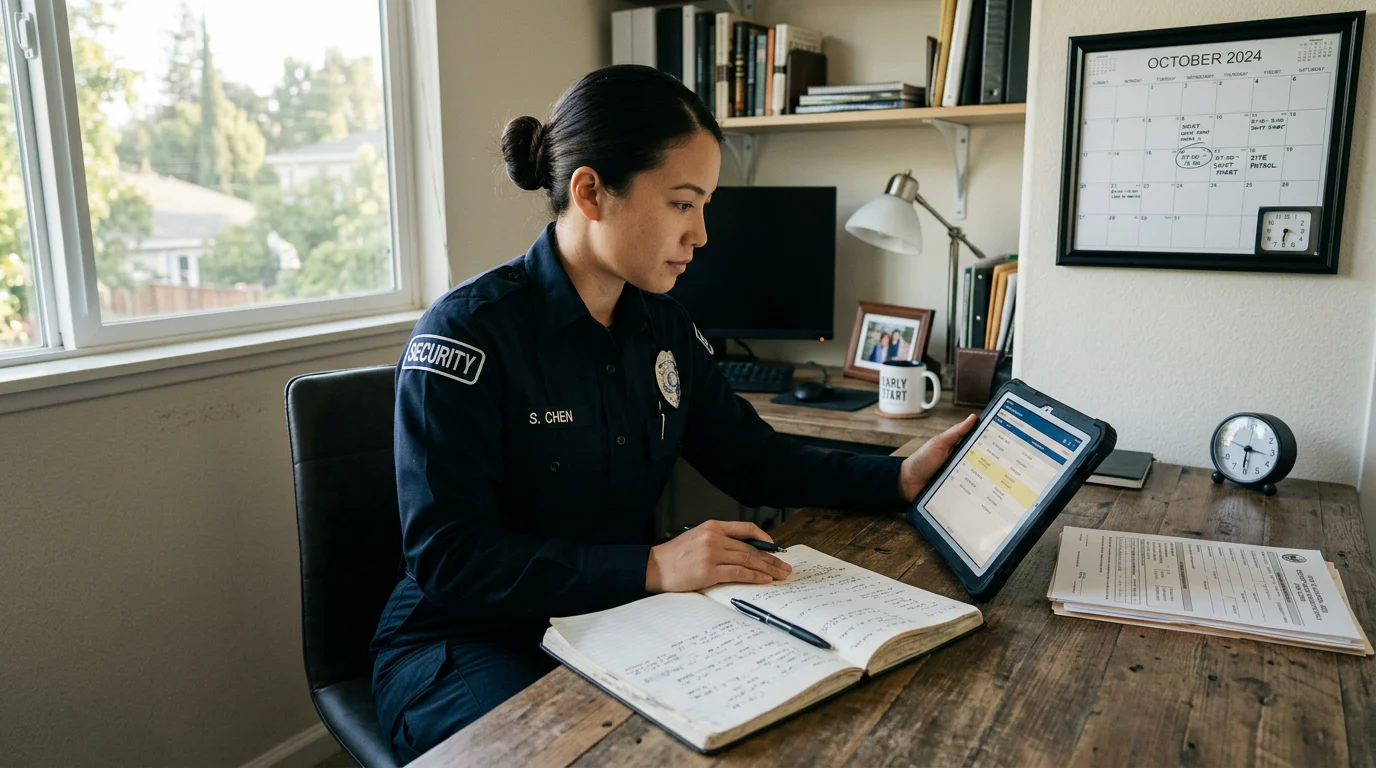 Which Self-Paced Security Guard Course Counts in My State?