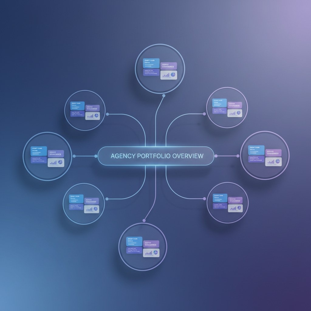 Separate client workspaces for AI visibility reporting