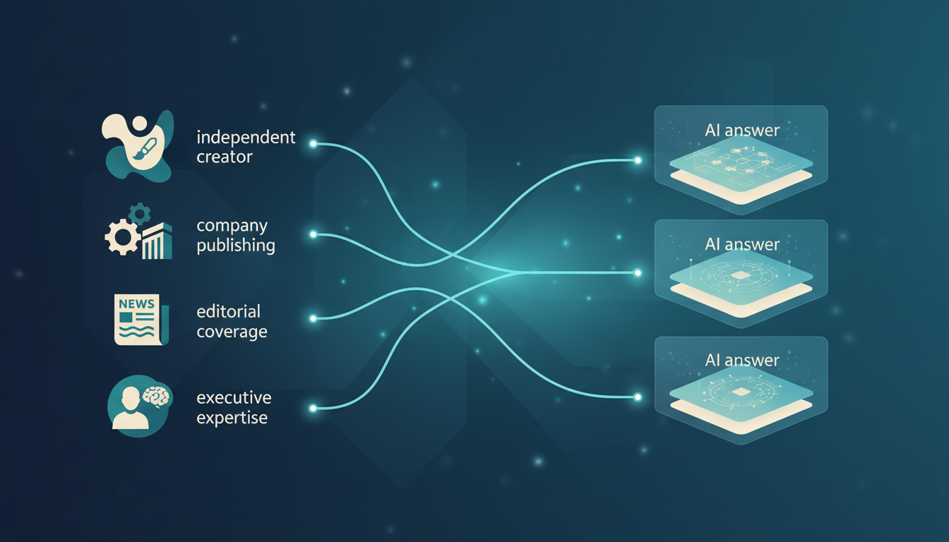 Comparison of AI citation source types