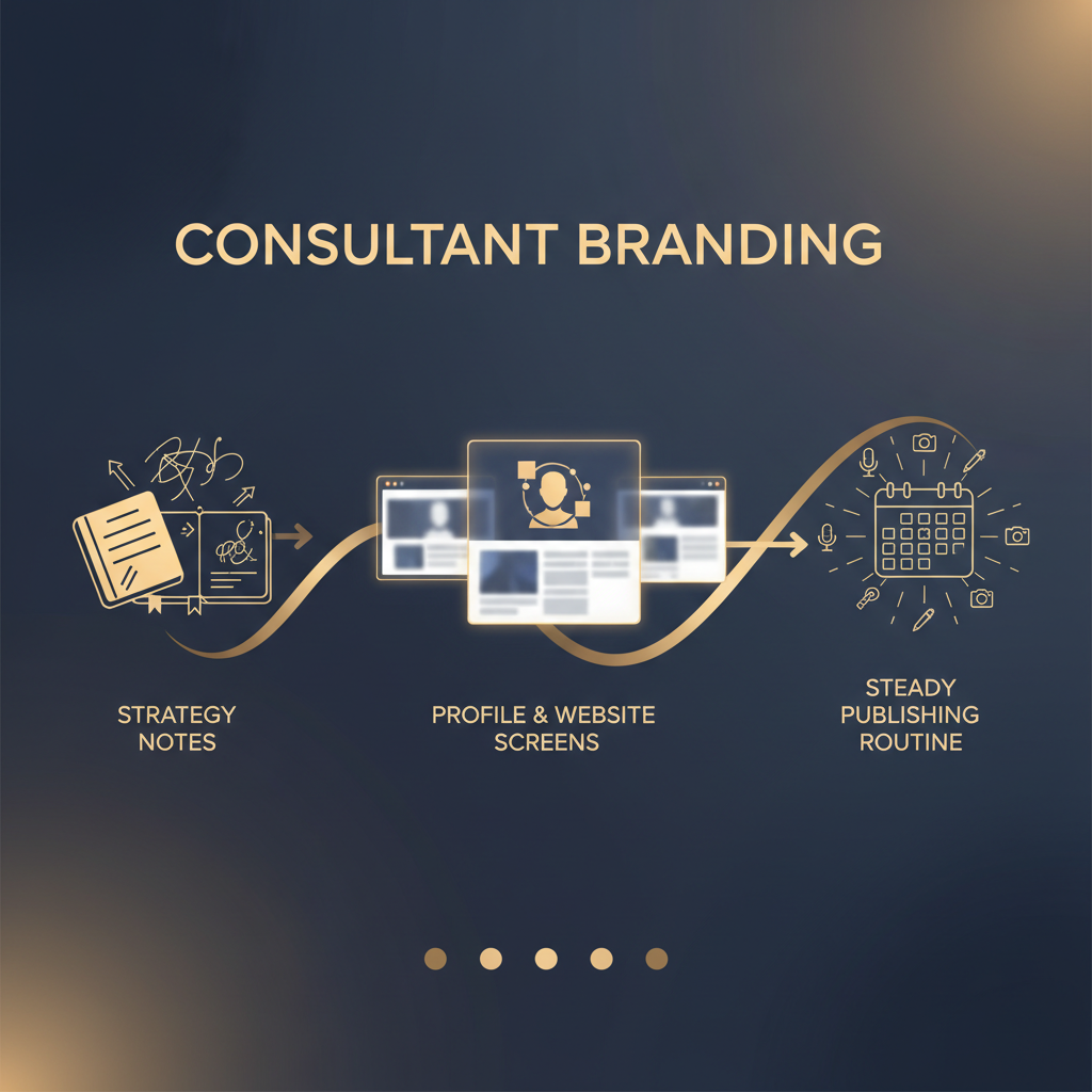 Three-phase 90-day personal-brand roadmap