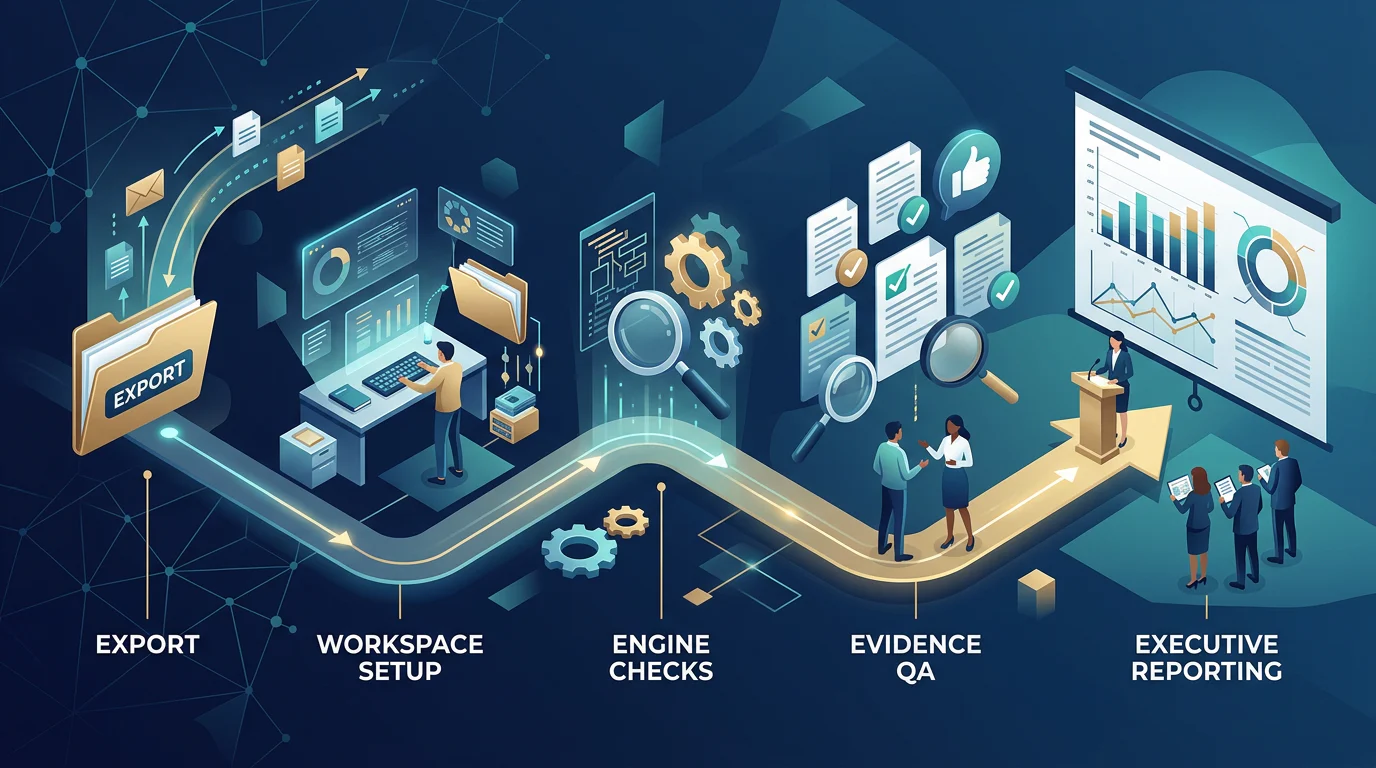 Seven-day AI tracking migration workflow