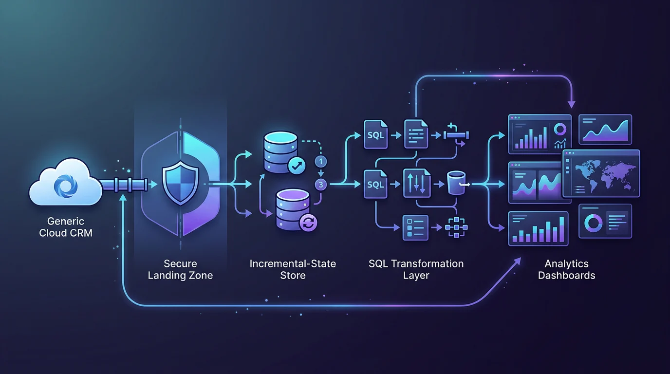 CRM to Synapse daily batch flow