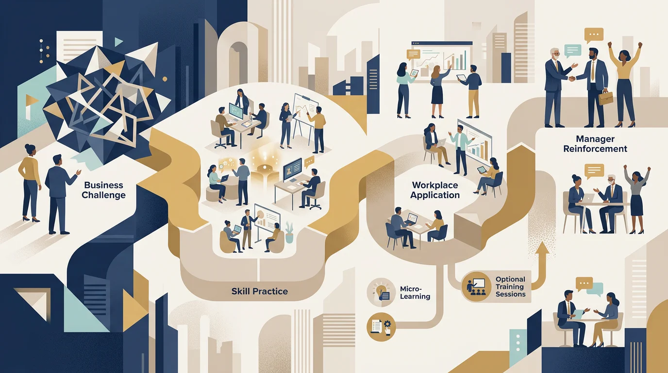 Modular corporate training pathway