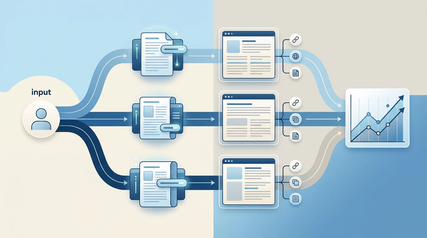 Controlled AI answer monitoring workflow