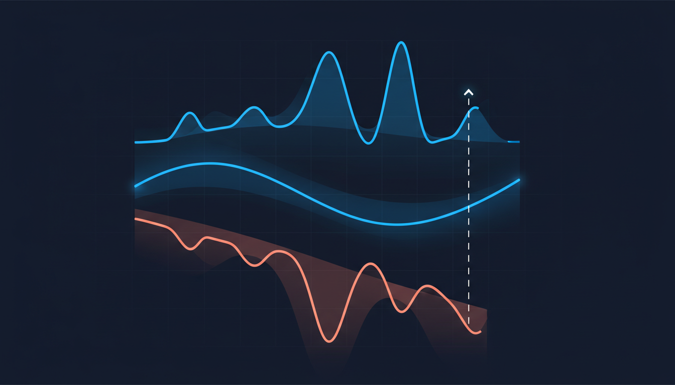 Example Meta creative decay curve analysis