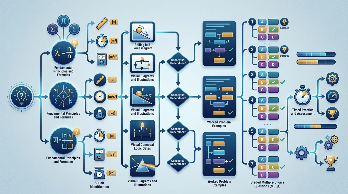 Physics prerequisite decision tree for MHT-CET