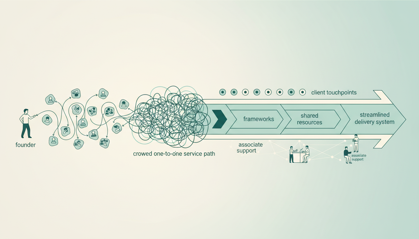 Capacity ceiling and leveraged service delivery