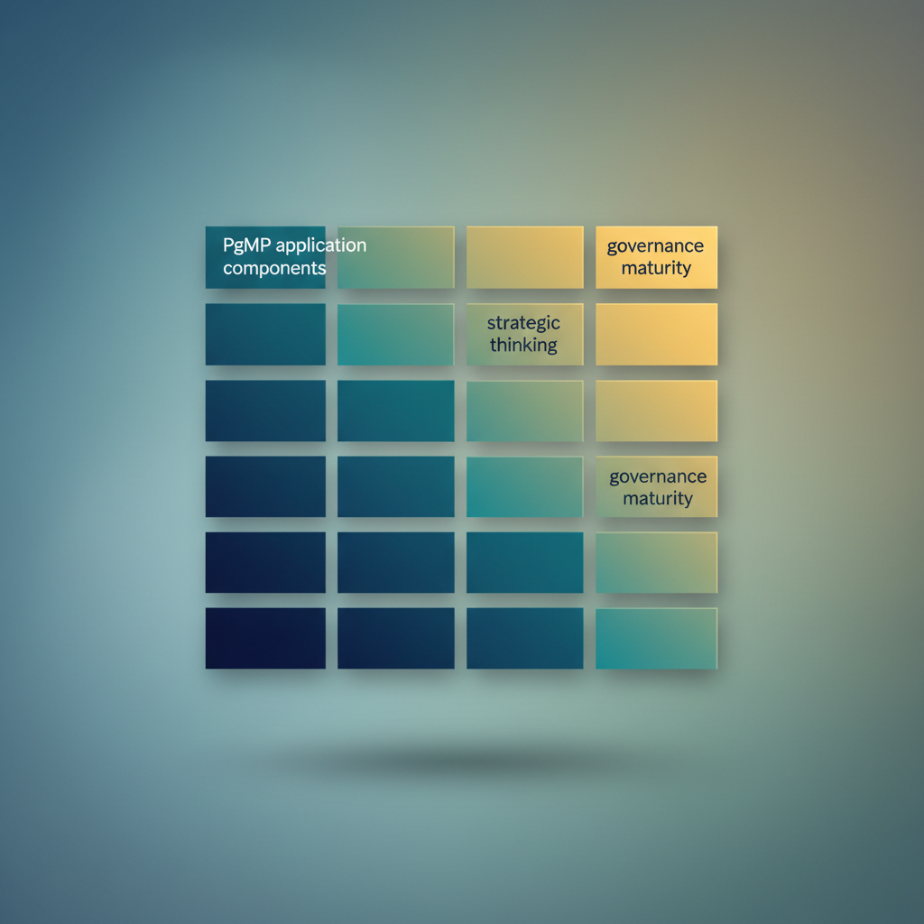 Augment Consultancy's PgMP Application Documentation: Past Work, Strategy, and Governance