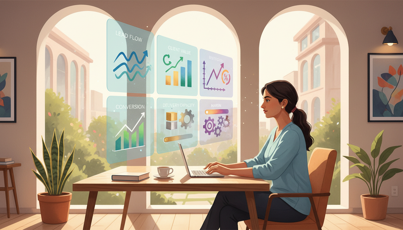 Service-business diagnostic dashboard