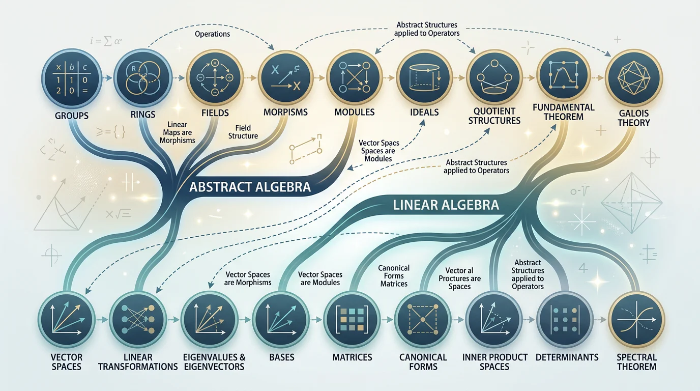 Abstract and linear algebra diagnostic map