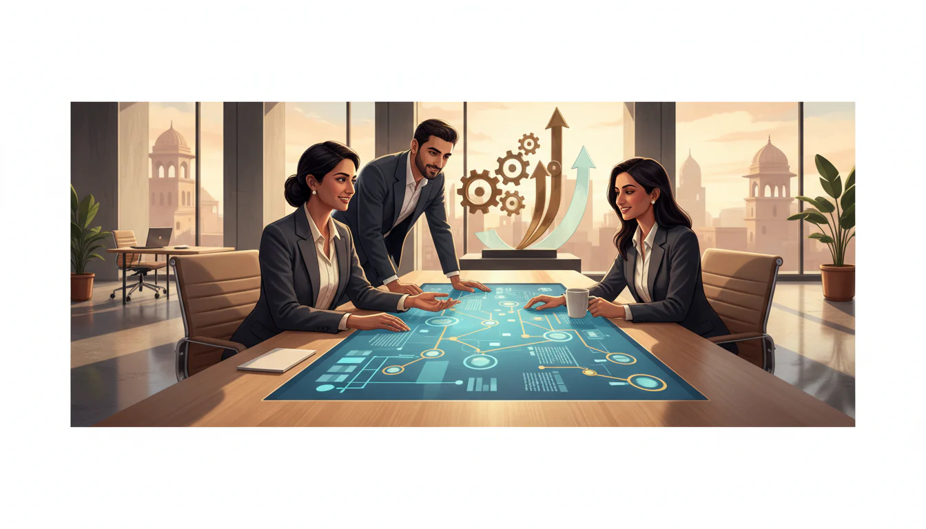 Purpose-led entrepreneur planning sustainable business growth