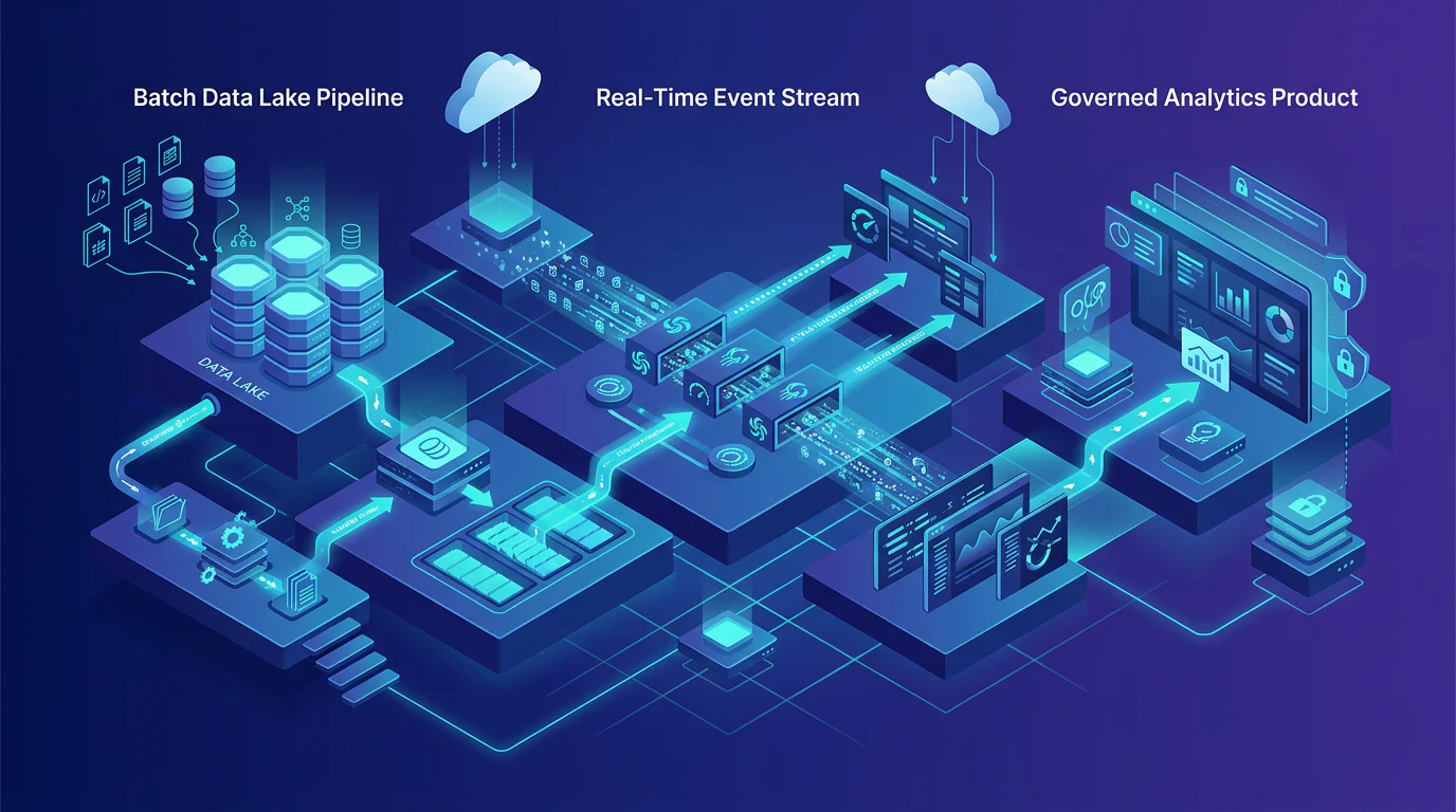 Connected Azure lakehouse portfolio architecture