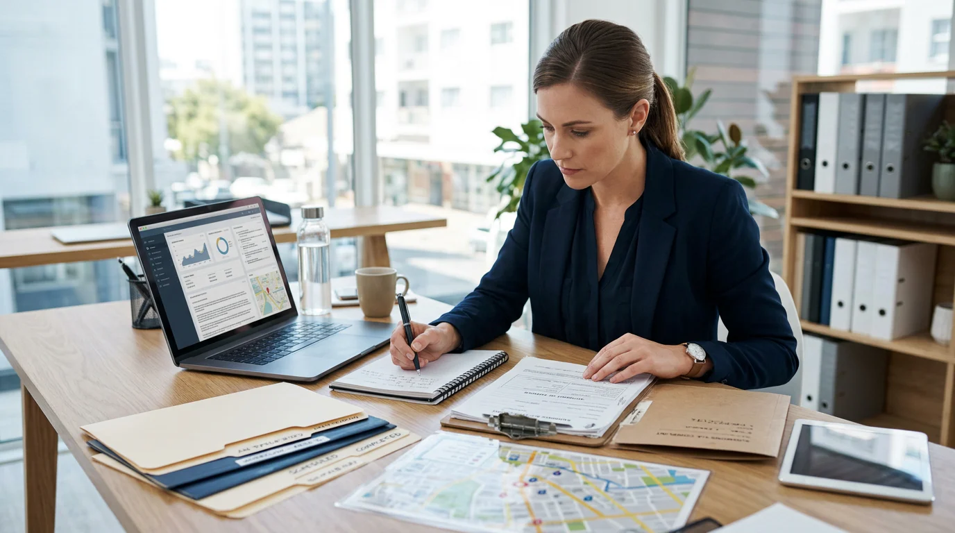 Process server workflow planning board