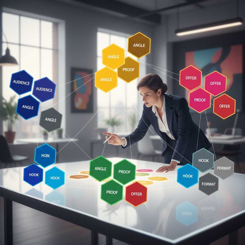 Concept fingerprint map for ad ideas