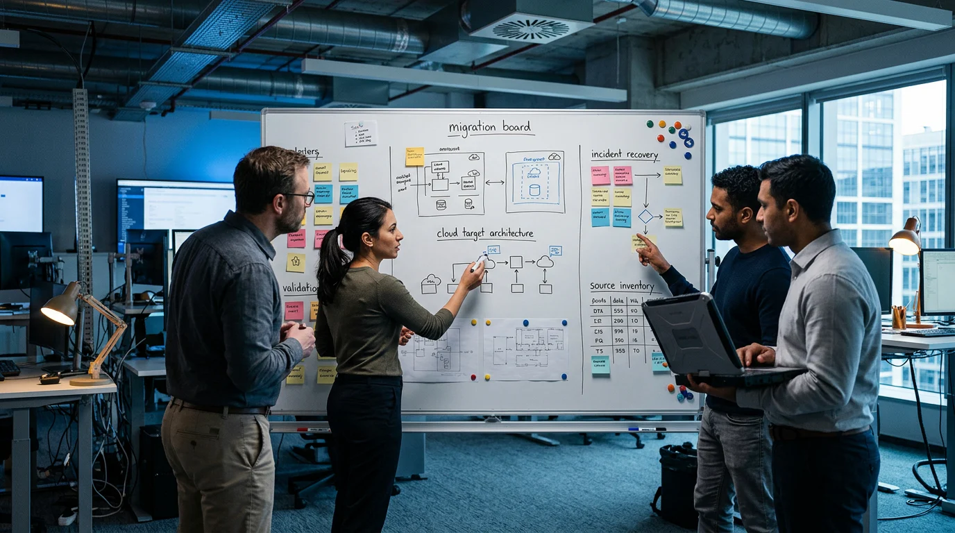 Hadoop-to-cloud migration lab board