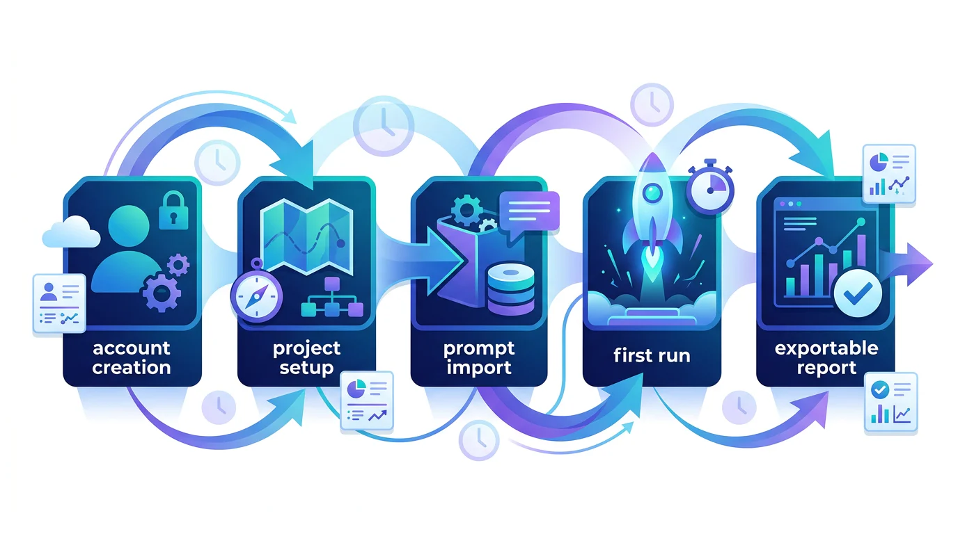 Five-step AI citation-tracking onboarding protocol