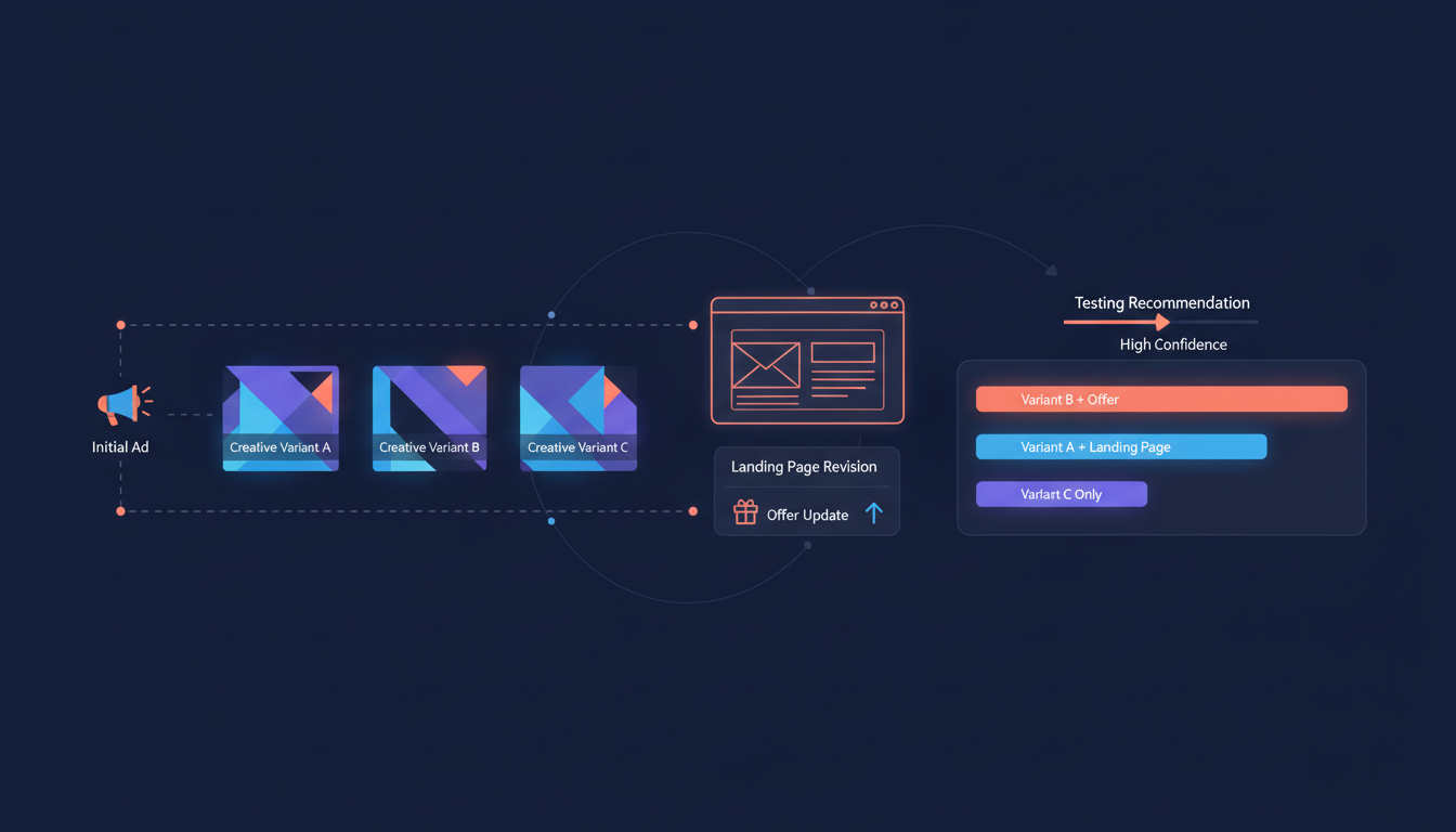 Competitor messaging change timeline from first observation to test recommendation