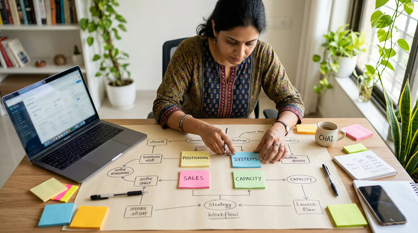 Solo founder mapping business bottlenecks