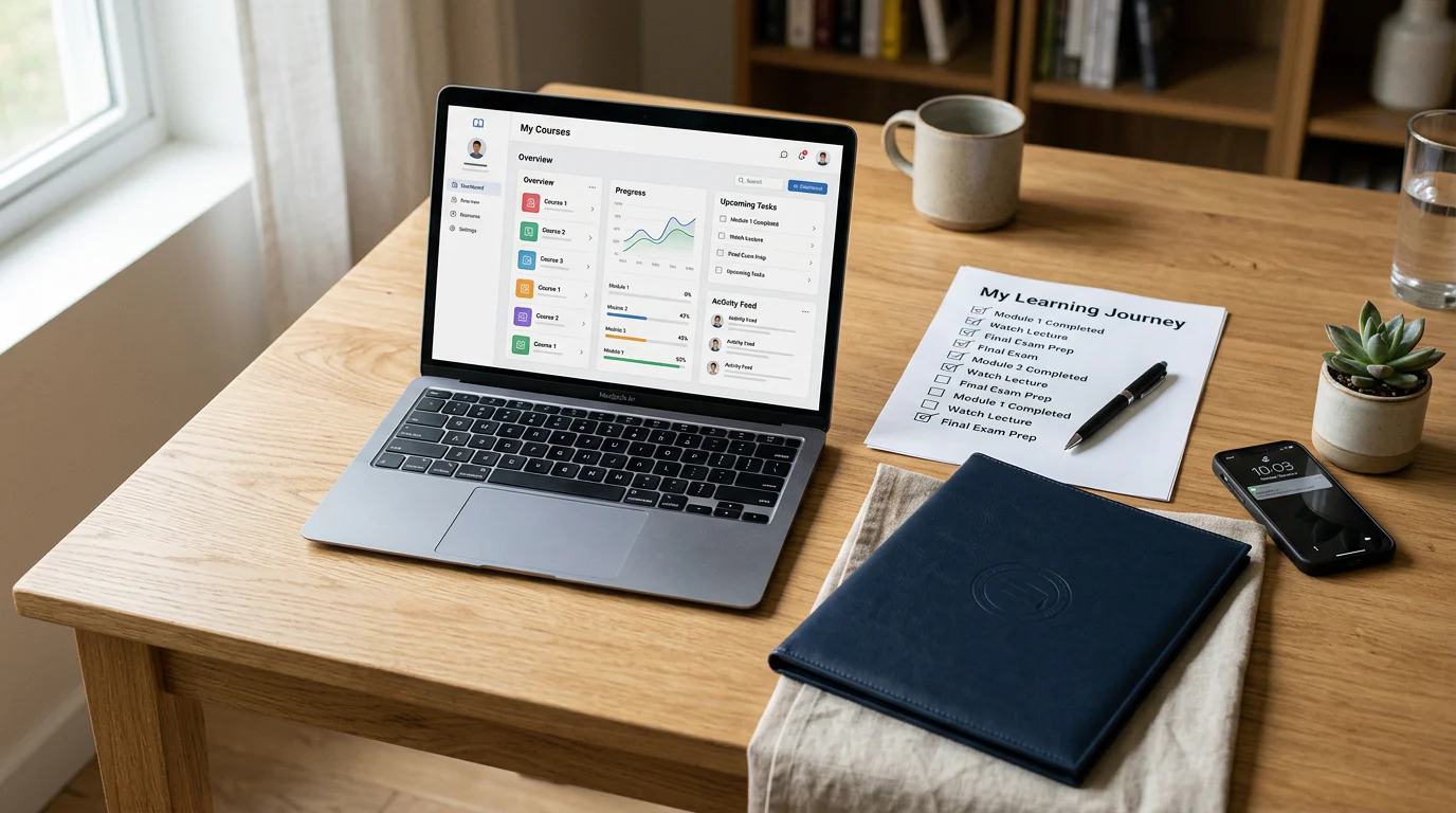 Checklist for verifying an online PI renewal course