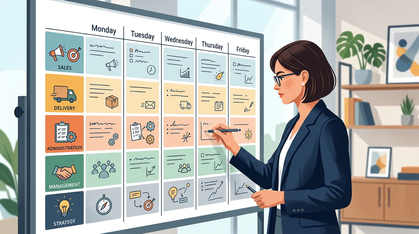 Weekly capacity audit for a private coaching practice