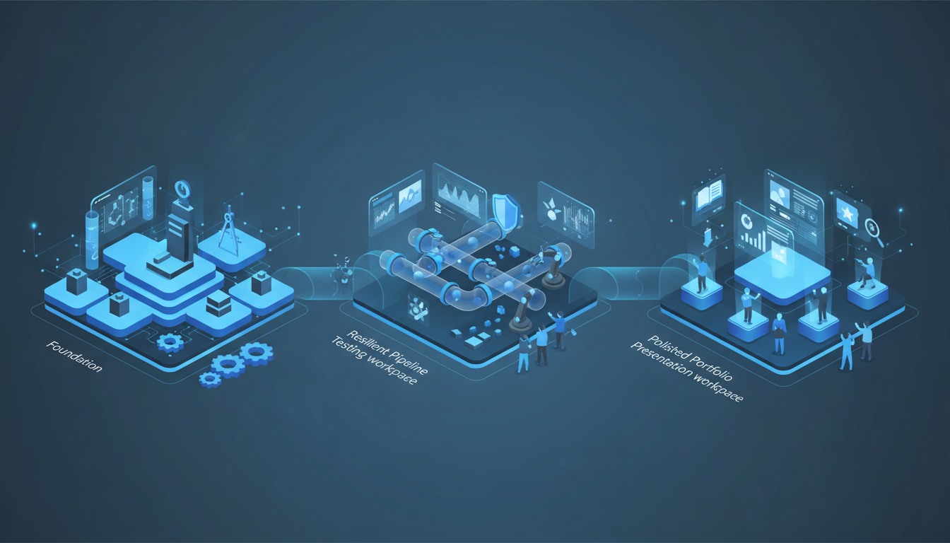 Three-phase Azure learning timeline