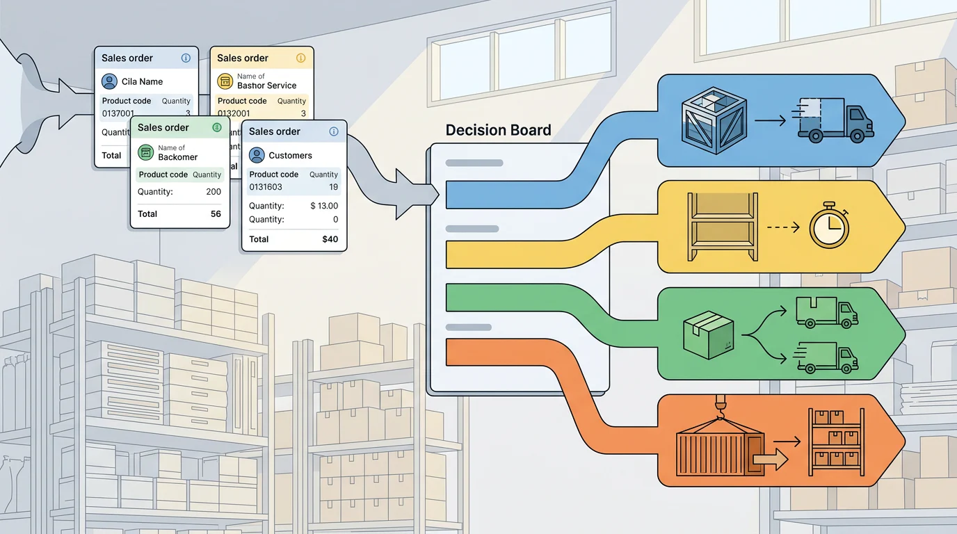 Sales order allocation exception workflow