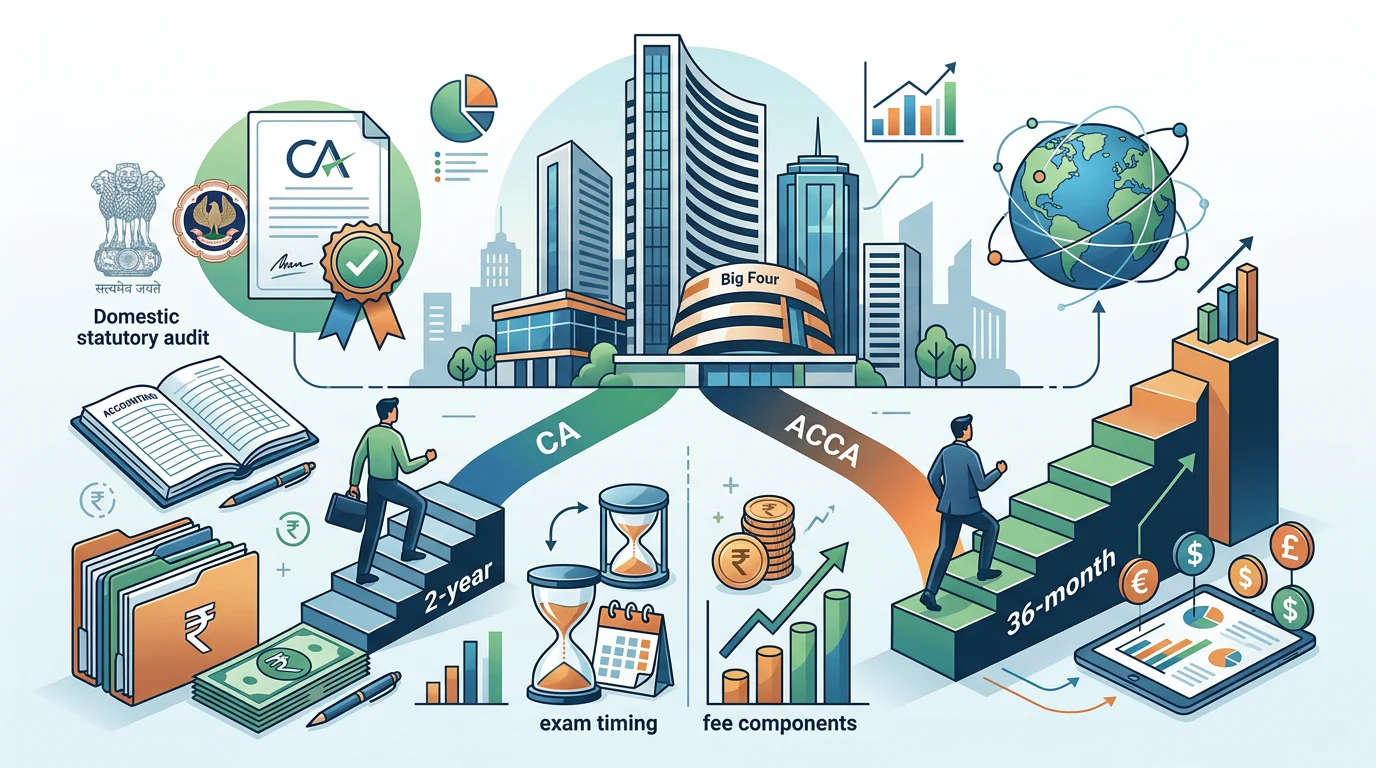 For Big Four Audit Careers in India, CA vs ACCA Depends on Role