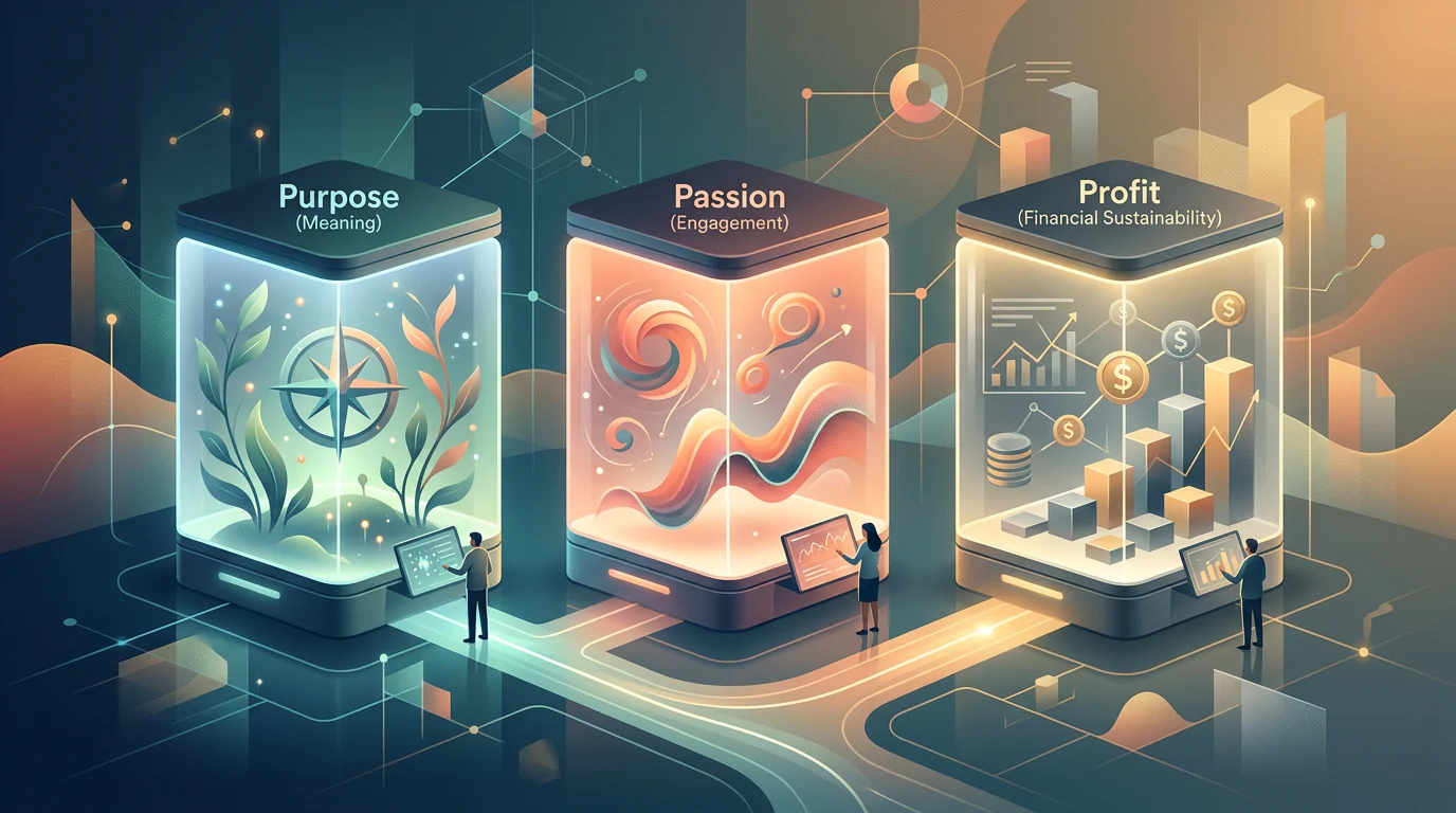 Career Decisions Need Purpose, Passion and Profit Tested Separately