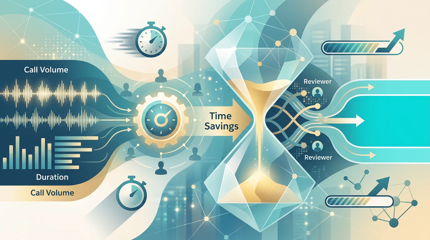 Estimate Call-Review Time Savings for Sales Managers