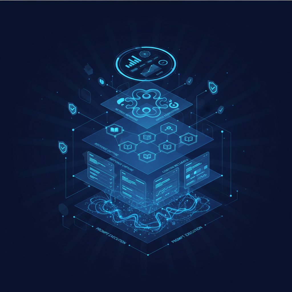 Auditable AI response record architecture