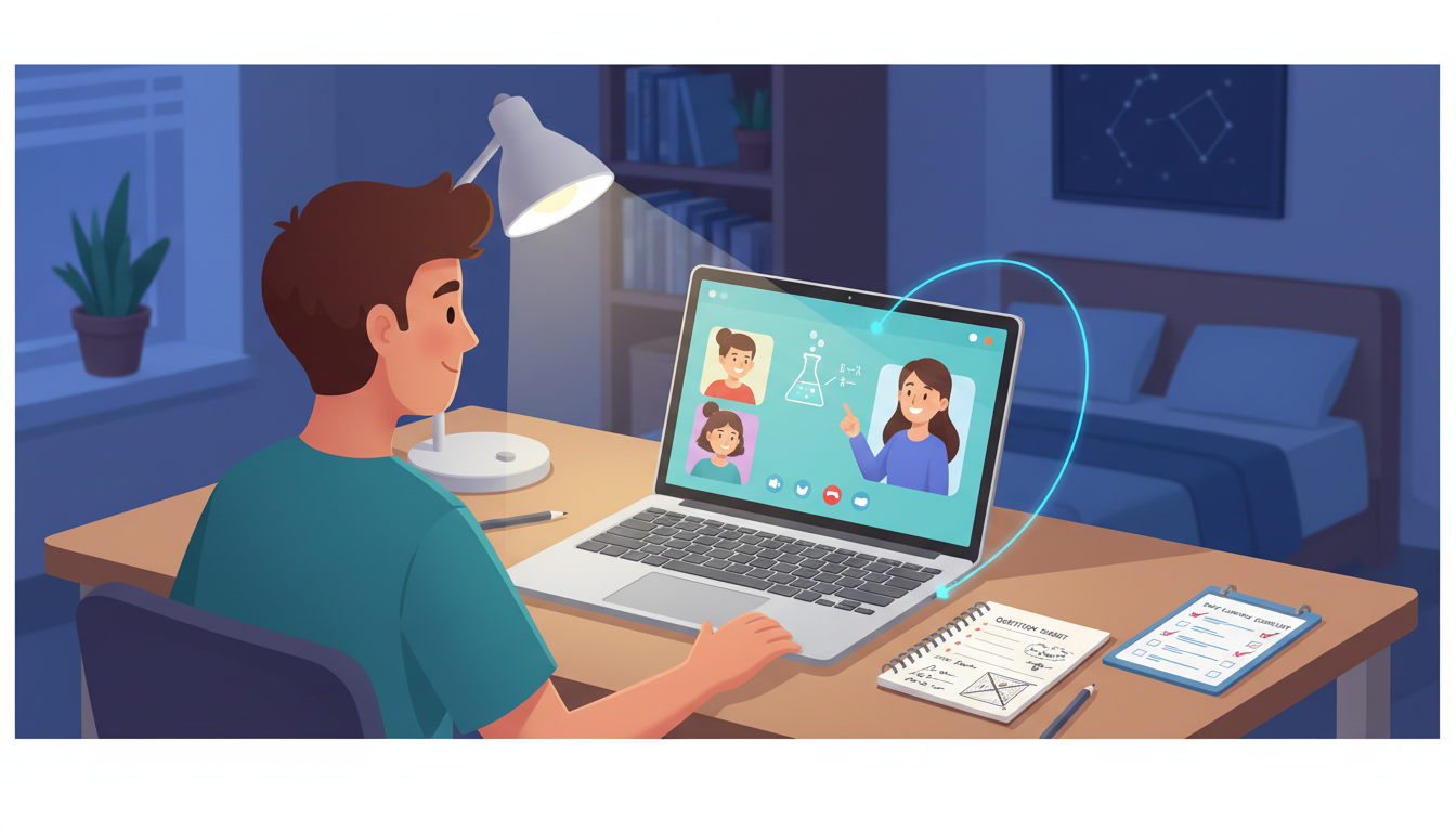 Live online NEET class followed by structured practice