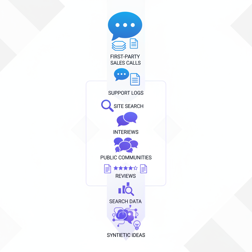 Buyer prompt source hierarchy