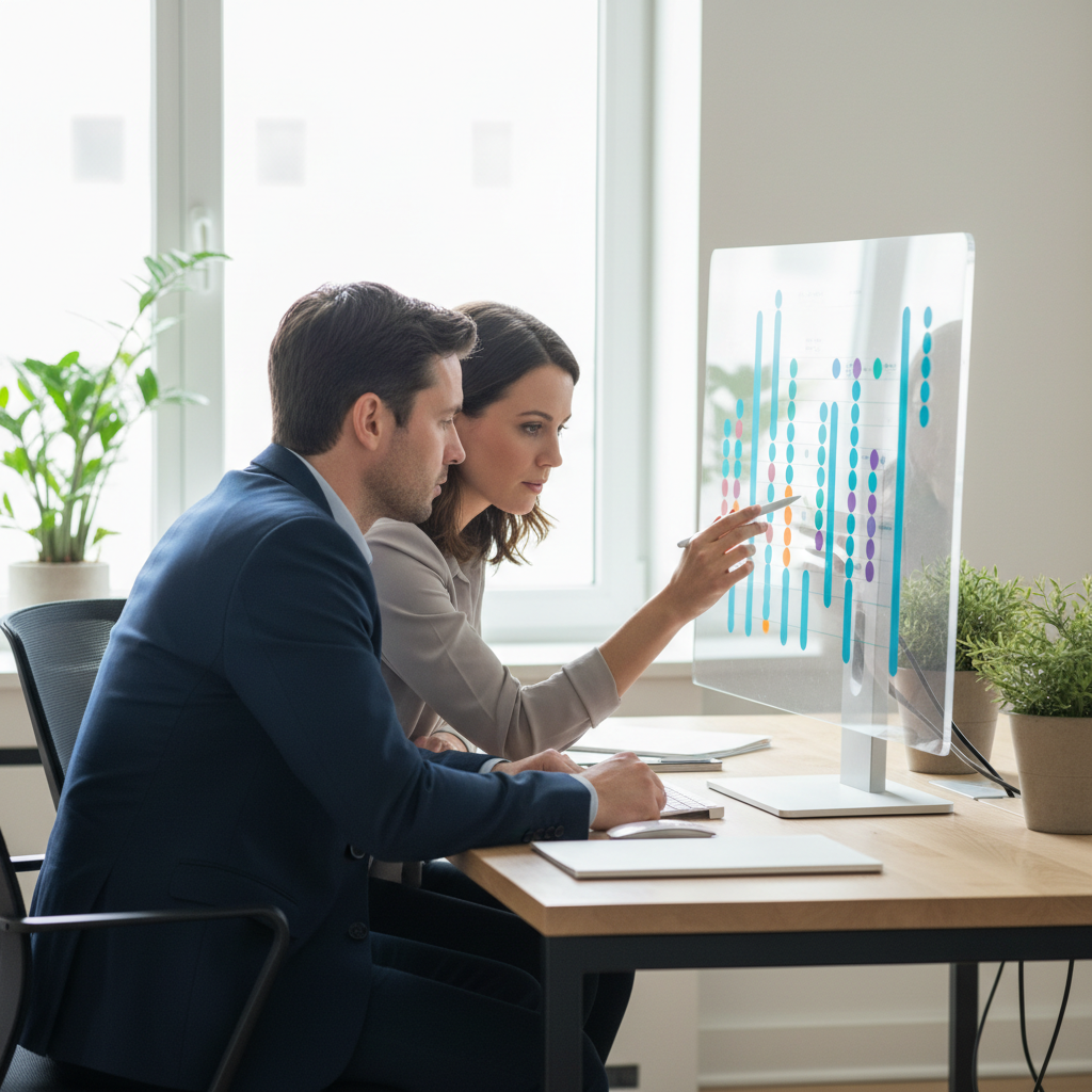 Fair AI visibility comparison table in a collaborative review
