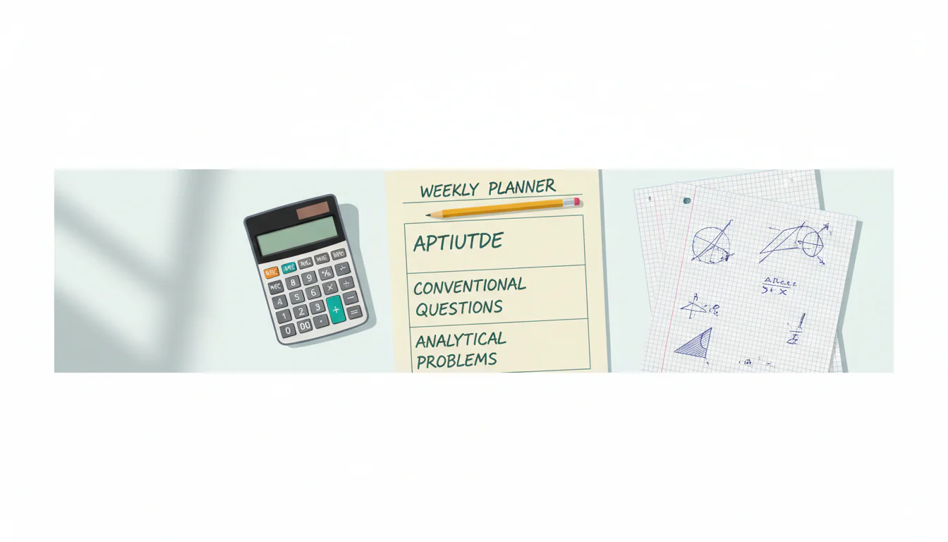 Weekly study allocation worksheet for CSIR-NET Mathematics