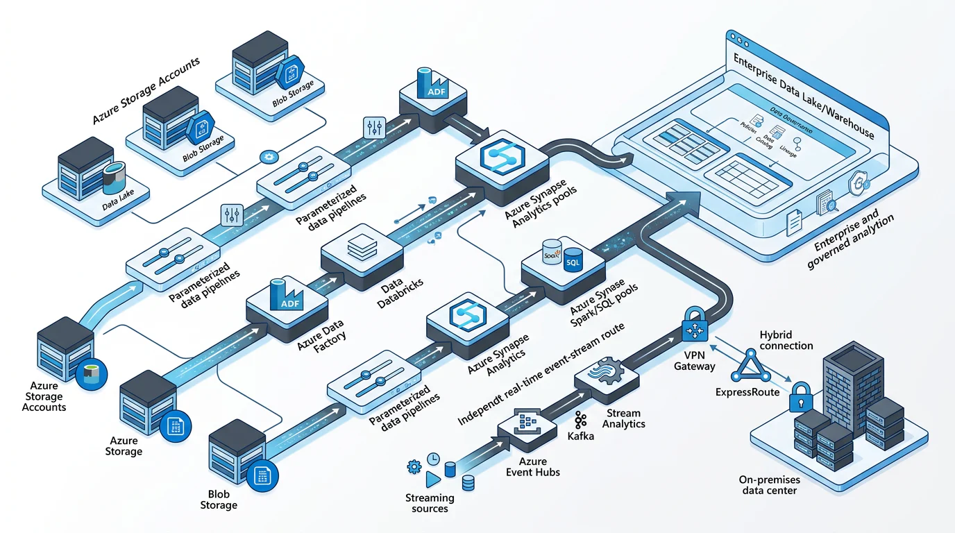 Reusable Azure data pipeline architecture